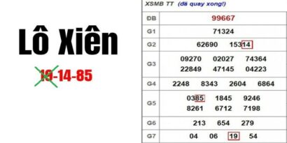 Hướng dẫn người chơi cách tính lô xiên 2, 3, 4 khi trúng lớn 4 Cách tính lô xiên